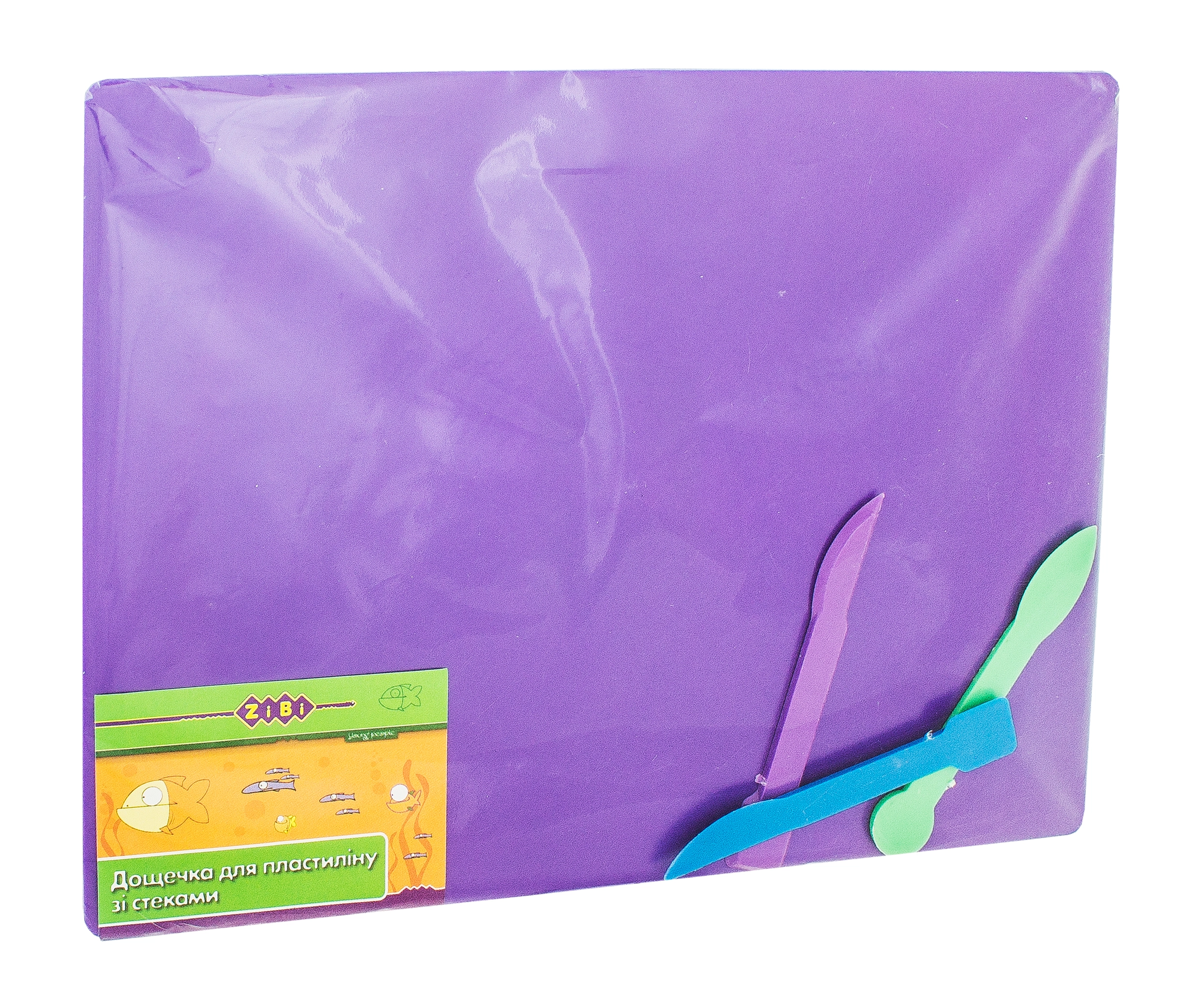 Дошка для ліплення 3 стека 6910 ZiBi фіолетова — фото 2
