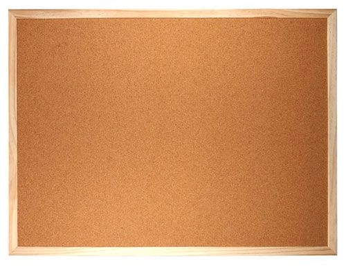 дошка коркова 45х60 см 0013 дерев`яна рамка — фото 2