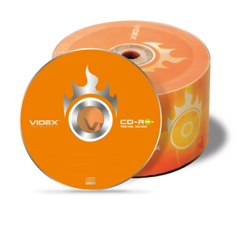 Диск CD-R, 700 Mb, 52x, Bulk 50 pcs, VIDEX — фото 2