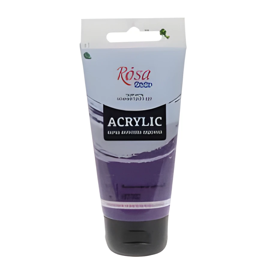 Фарба акрилова, Фіолетова світла, 75 мл, ROSA Studio