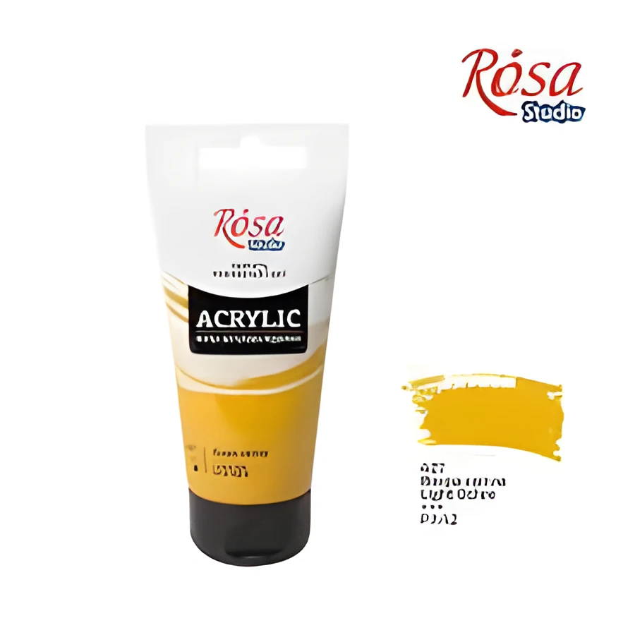 Фарба акрилова, Вохра світла, 75 мл, ROSA Studio 427