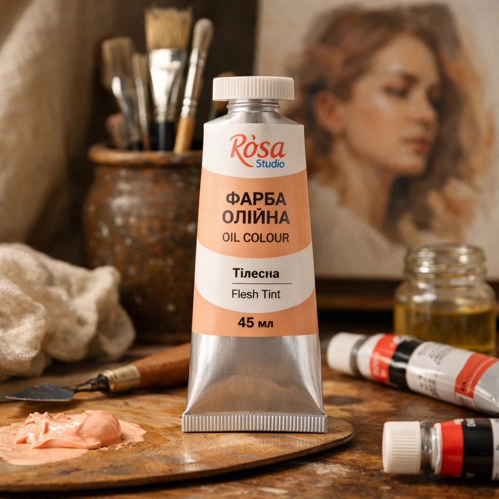 Фарба олійна Тілесна 45мл ROSA Studio