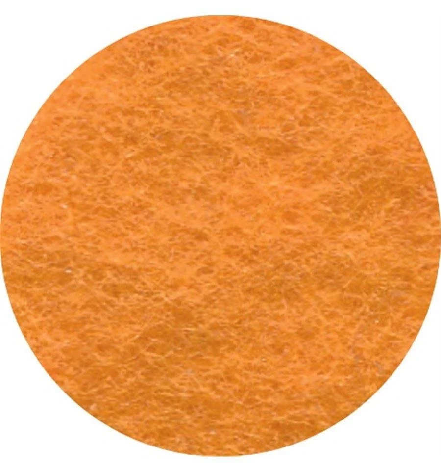 Фетр листковий (поліестер), 21,5х28 см, Оранжевий, 180г/м2, ROSA Talent