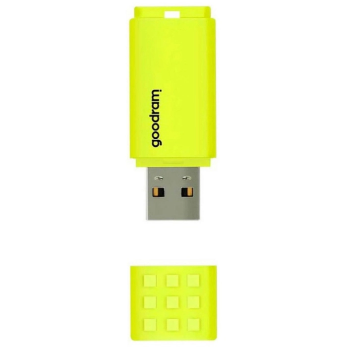Флеш-накопичувач USB2.0 64GB Goodram UME2 Yellow (UME2-0640Y0R11) — фото 2
