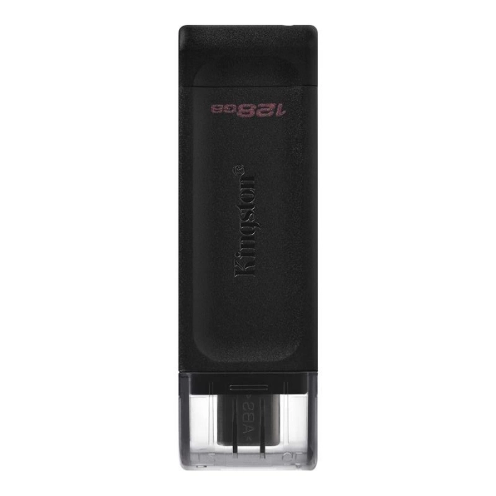 Флеш-накопичувач USB3.2 128GB Type-C Kingston DataTraveler 70 Black (DT70/128GB) — фото 2