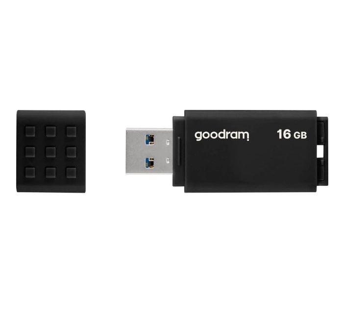 Флеш накопичувач USB3.2 16GB GOODRAM UME3 Black (UME3-0160K0R11) — фото 2