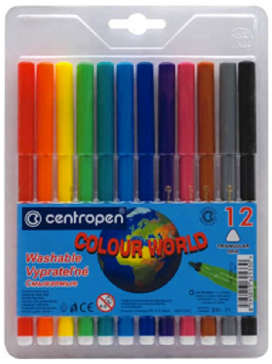 Фломастери 12 кольорів CENTROPEN 7790 — фото 2