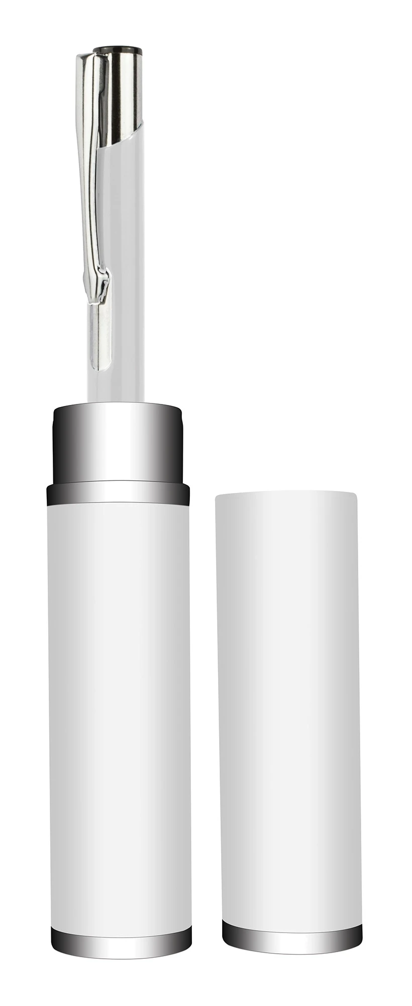 Футляр для ручки Economix білий метал.