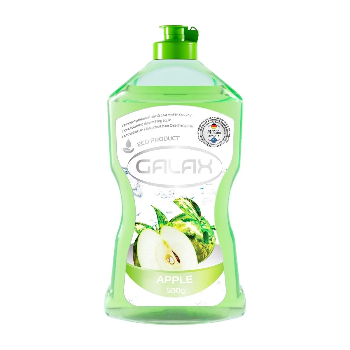 GALAX Концентрована рідина для миття посуду яблуко 0,5л.