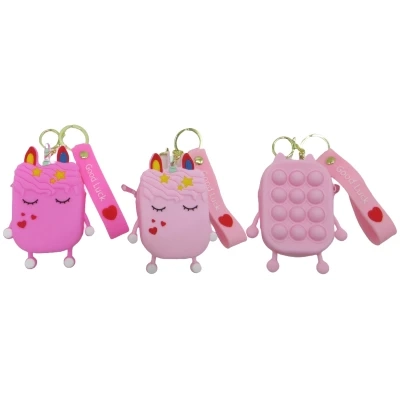 Гаманець силіконовий Єдиноріг 11х6см 2301-6 — фото 2