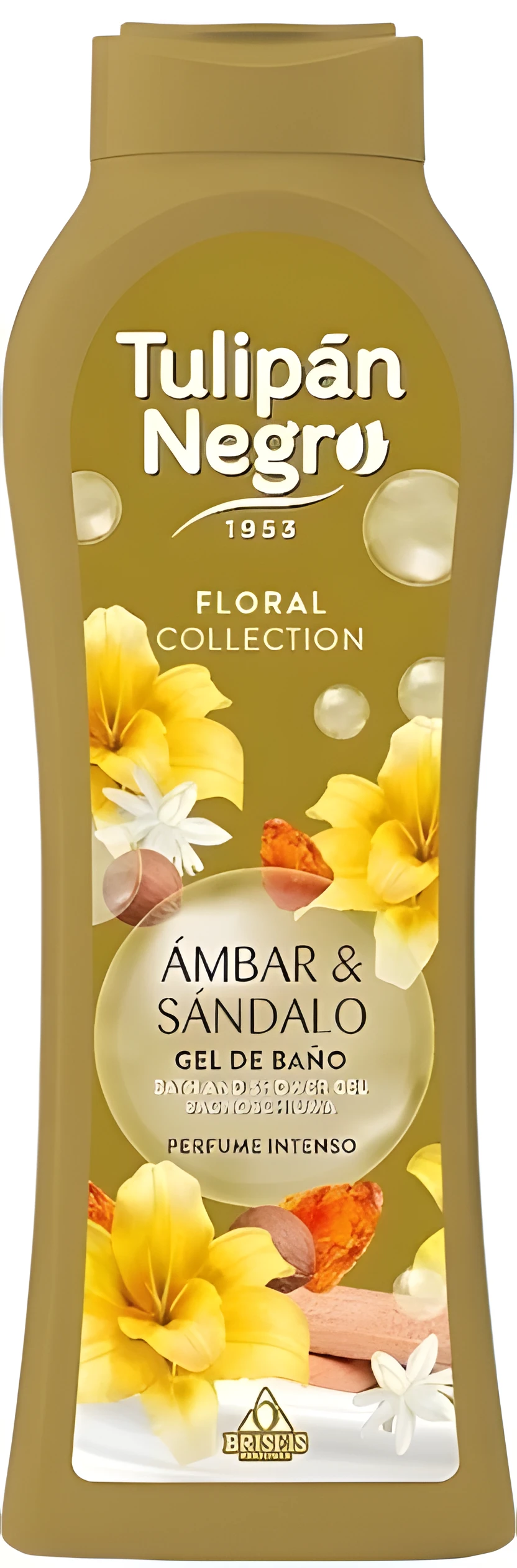 Гель для душу Tulipan Negro Floral Парфумаваний Бурштин та сандал 650мл