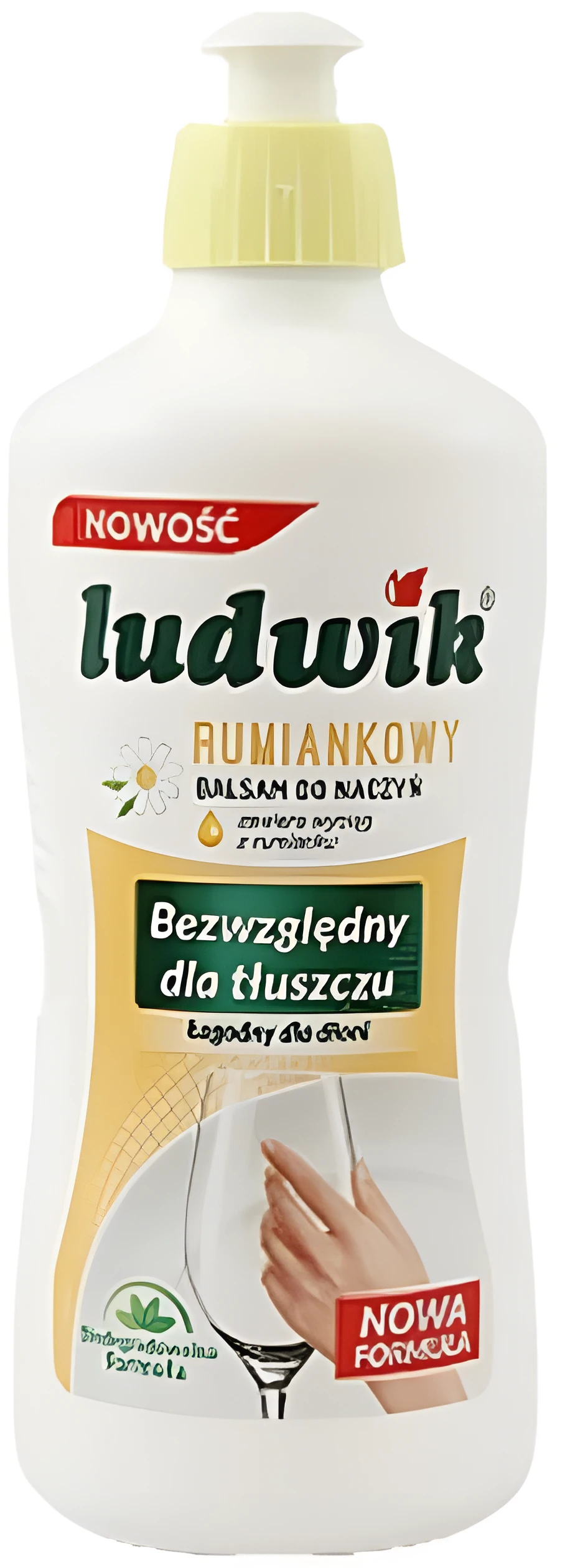 Гель для миття посуду  Ludwik  з екстрактом Ромашки 450г