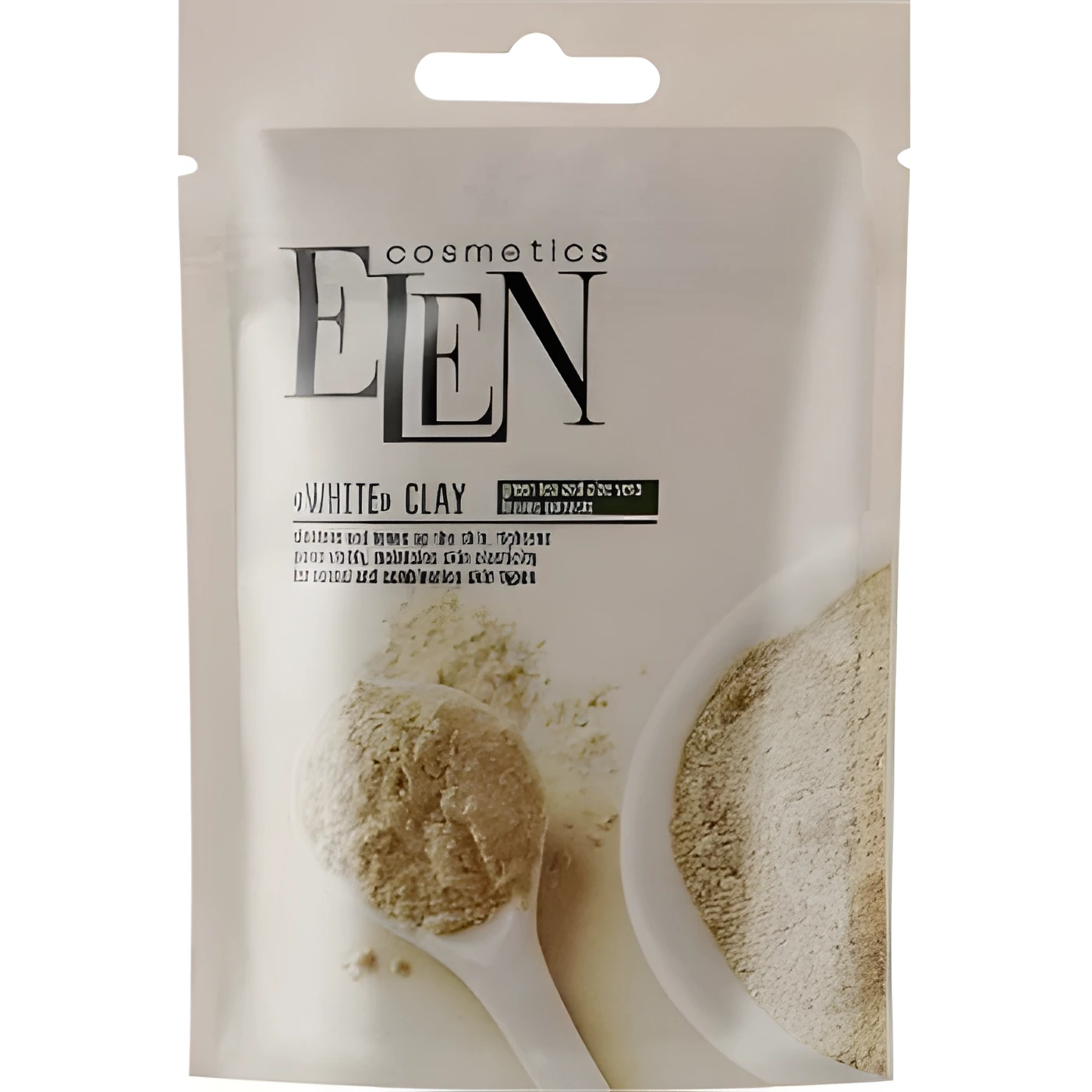 Глина біла Elen Cosmetics Зелений чаю та алое вера 40г