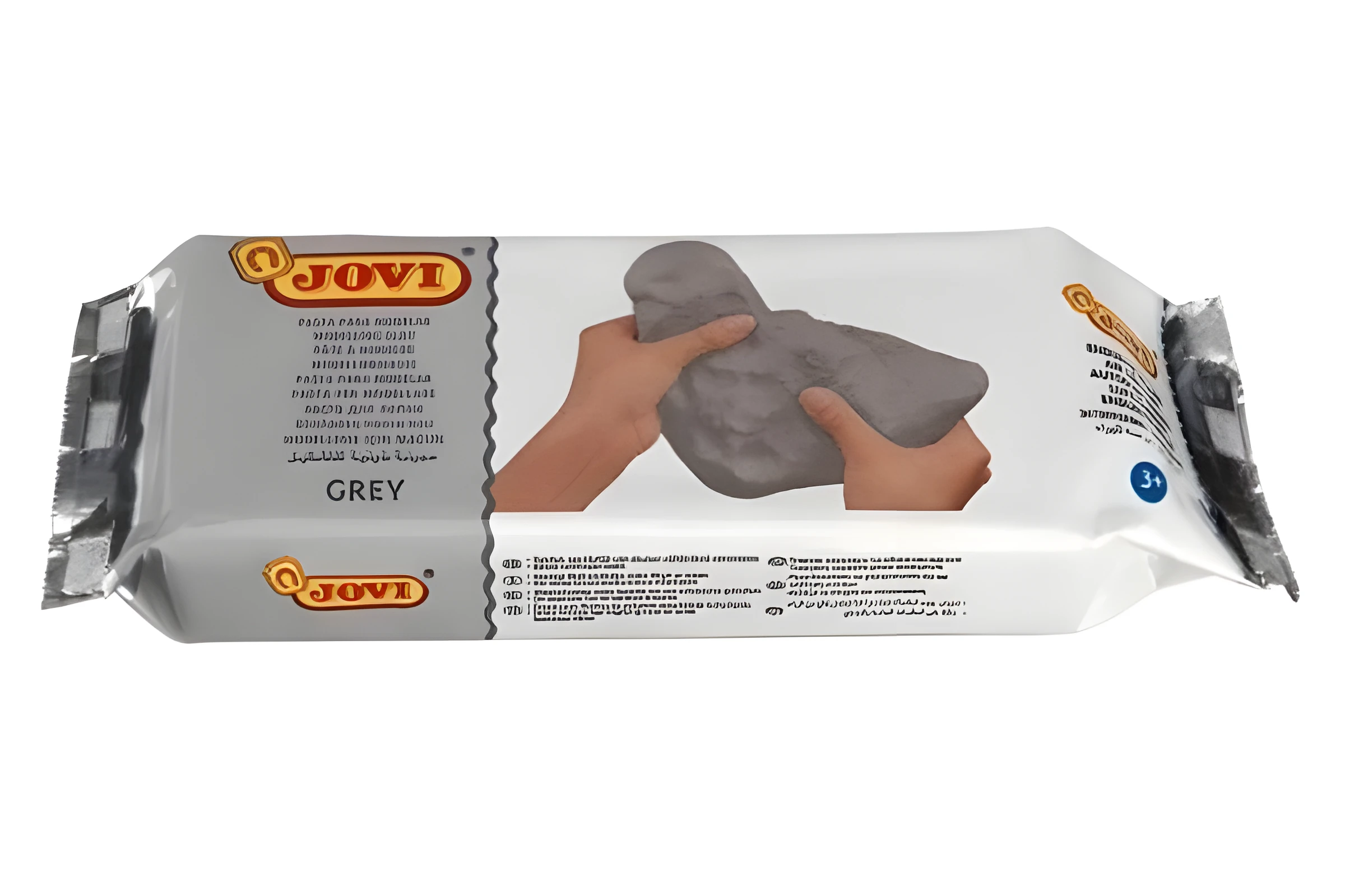 Глина для ліплення Jovi сірий колір 500гр 85G