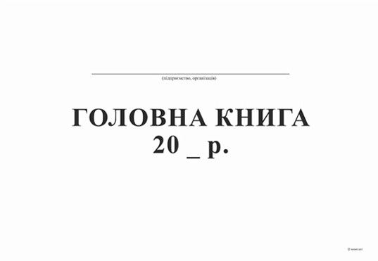 Головна книга 96л офс. А4 — фото 2