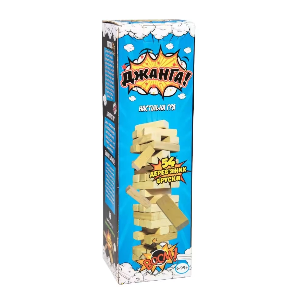 Гра Джанга 54 бруски Strateg деревяна — фото 3