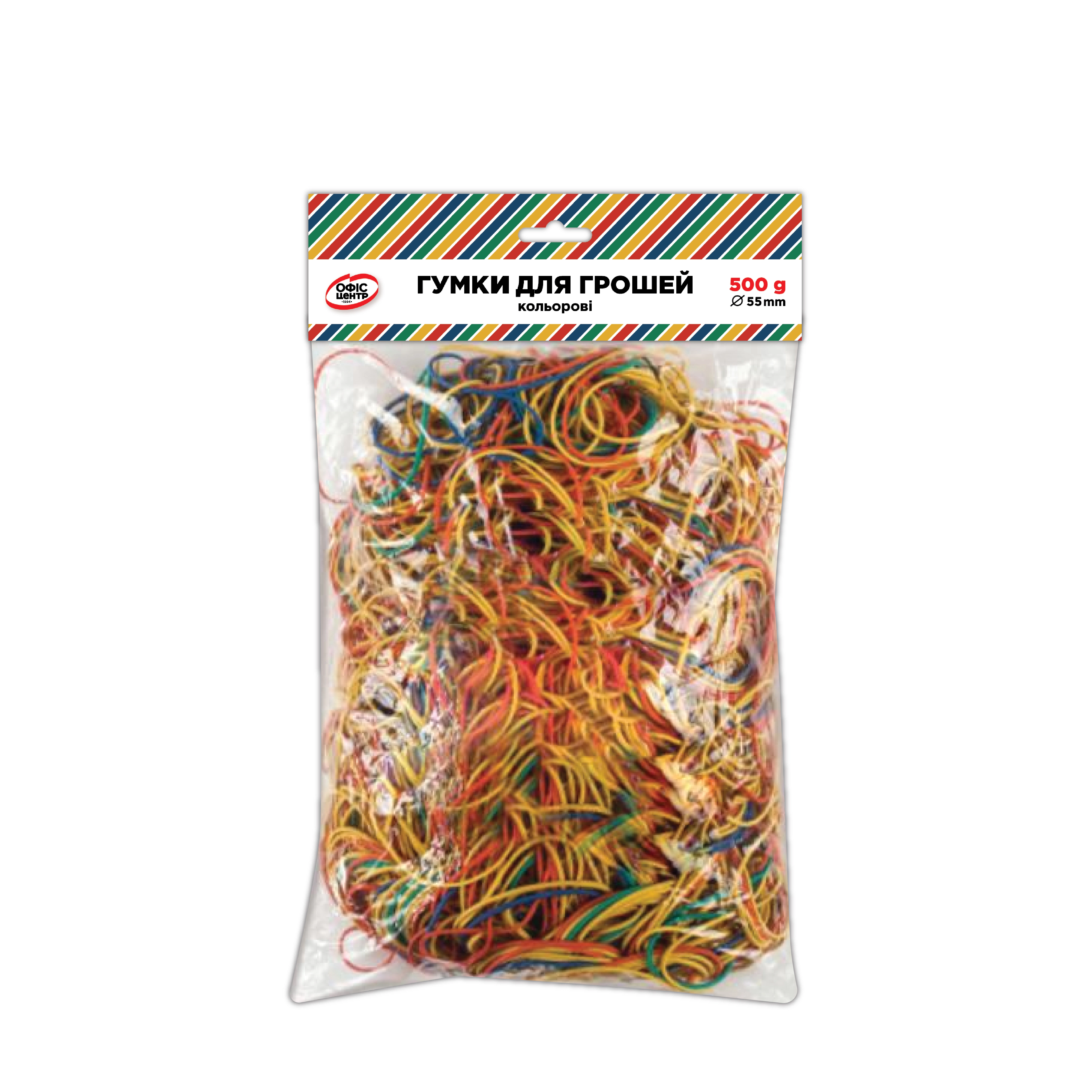 Гумки для грошей 500г Офіс Центр ОС-0,5 кольорові — фото 2