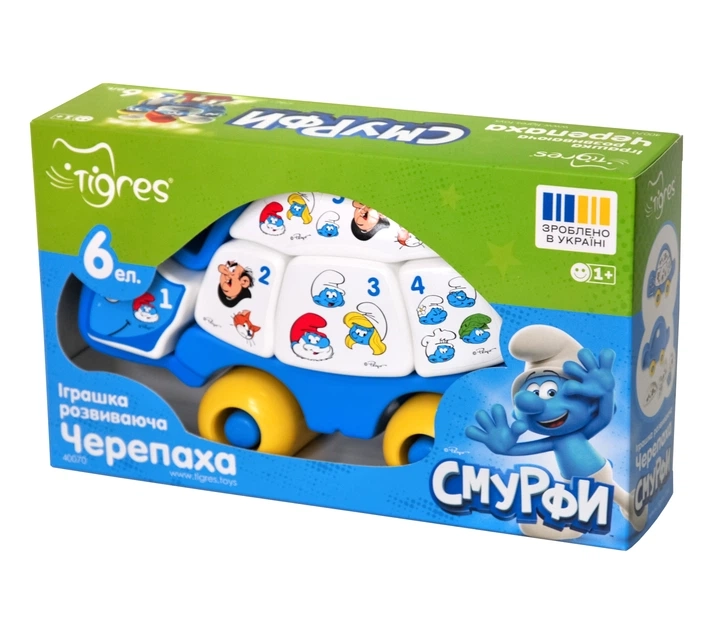 Іграшка розвиваюча Черепаха Смурфи — фото 3