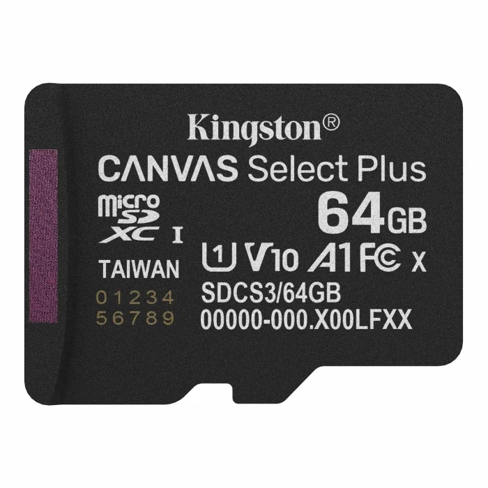 Карта пам`яті MicroSDXC 64GB UHS-I Class 10 Kingston Canvas Select Plus R150MB/s (SDCS3/64GBSP) — фото 3