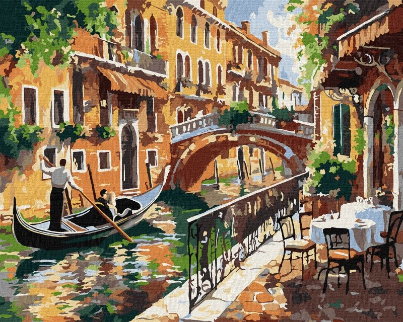 Картини за номерами Ідейка Венеційський спокій 40х50см 3661 — фото 2