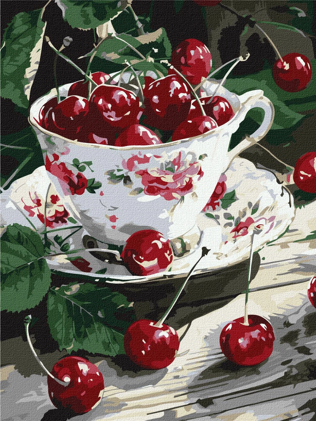 Картини за номерами Ідейка Вишнева насолода 30х40см 5707 — фото 2