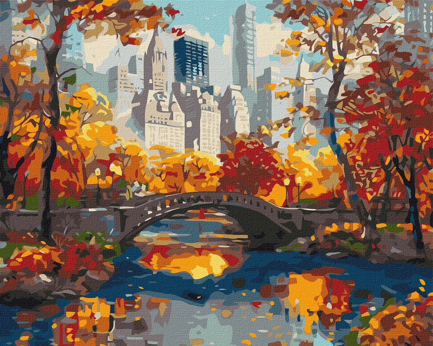 Картини за номерами Ідейка Золотий парк 40х50см 3656 — фото 2