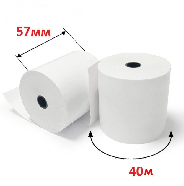 Касова стрічка 57.5мм 40м термо — фото 2