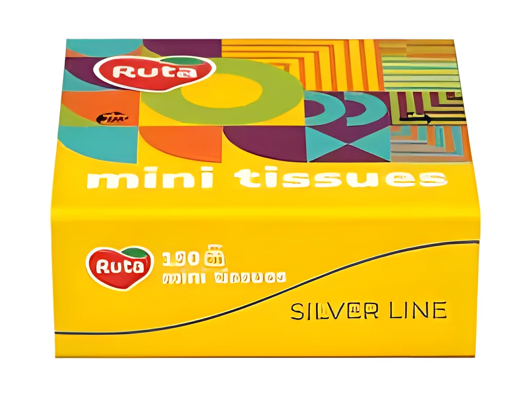 Хустинки носові Ruta Mini Tissues 150л/2шарові без аромату 94193