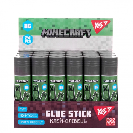Клей-олівець Yes Minecraft 8г PVP — фото 2