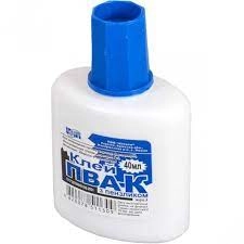 Клей ПВА 40 мл з пензликом — фото 2