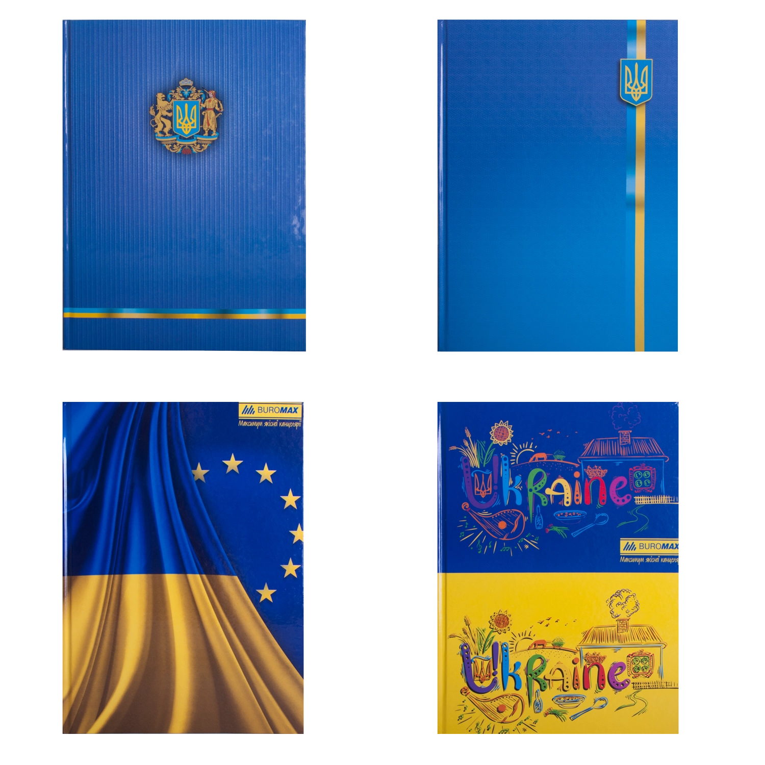 Книга А4 96л тверда обкладинка Buromax клітинка — фото 2