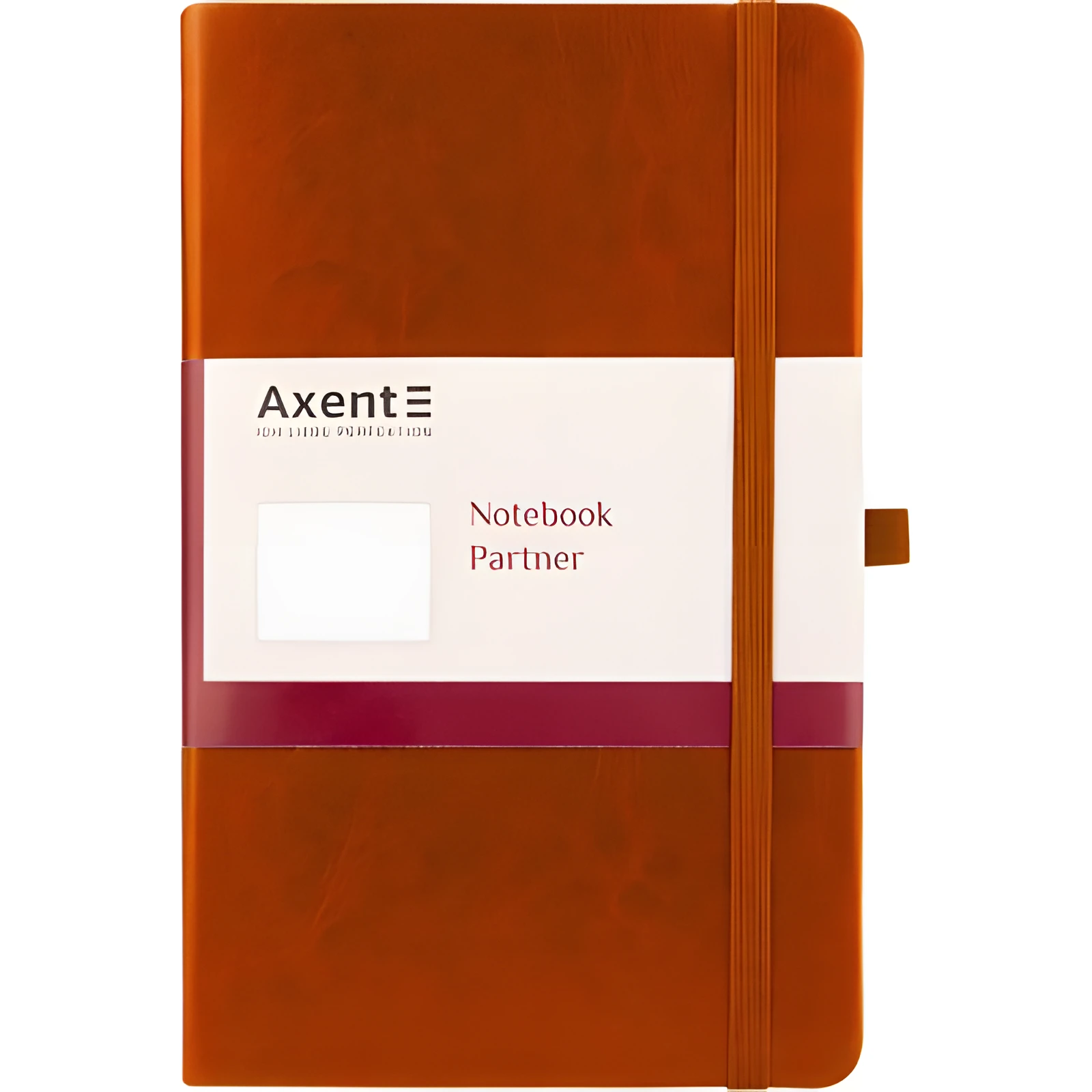 Книга записна Axcent Partner Lux 125х195 96 аркушів клітинка коричневий 8202-19-A