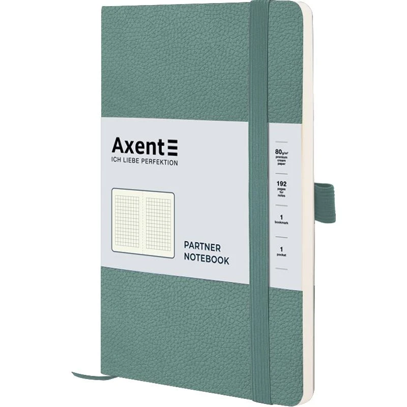 Книга записна Axent Partner Soft Skin 125х195 96 аркушів клітинка 8616-48-A