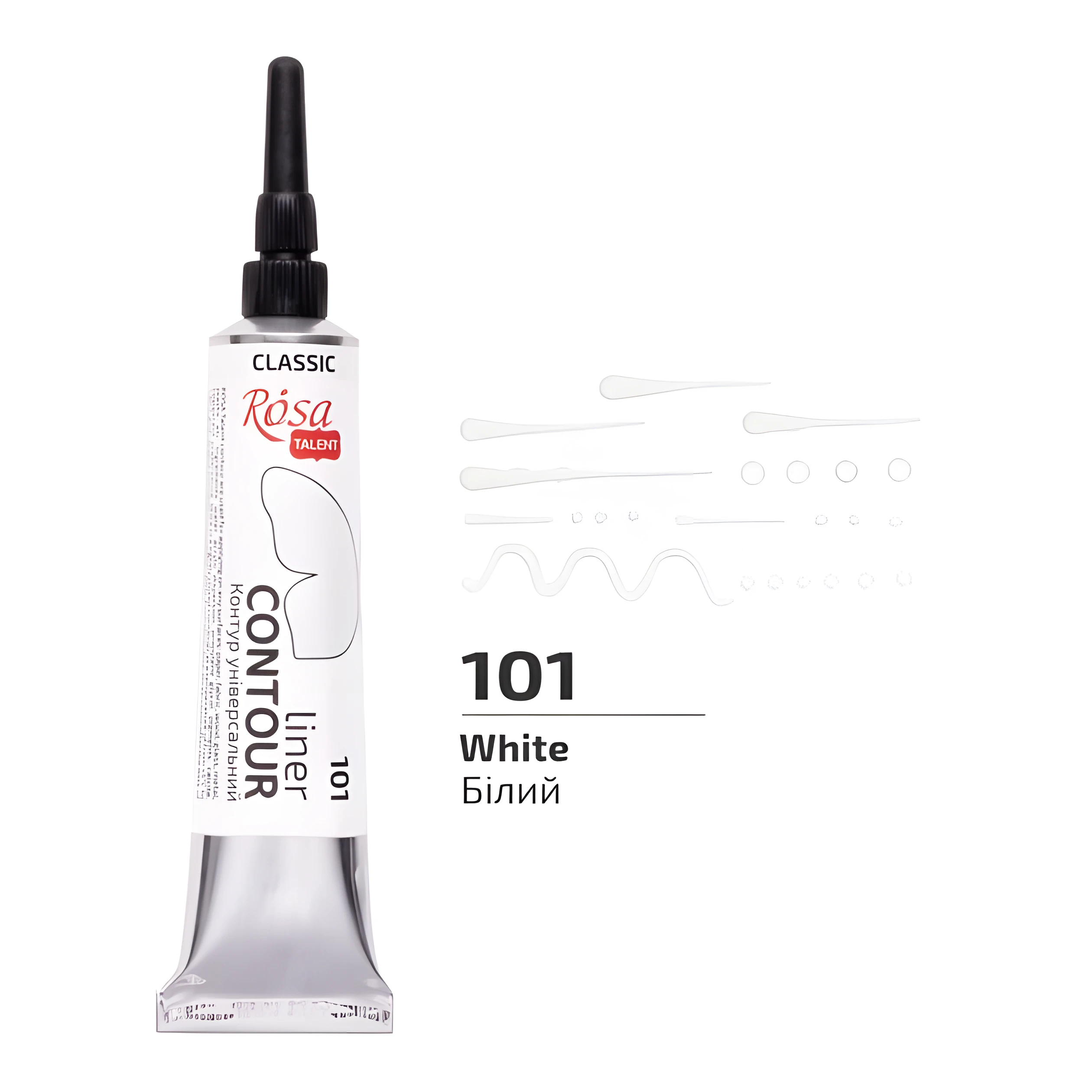 Контур універсальний Rosa Talent Білий 20 мл