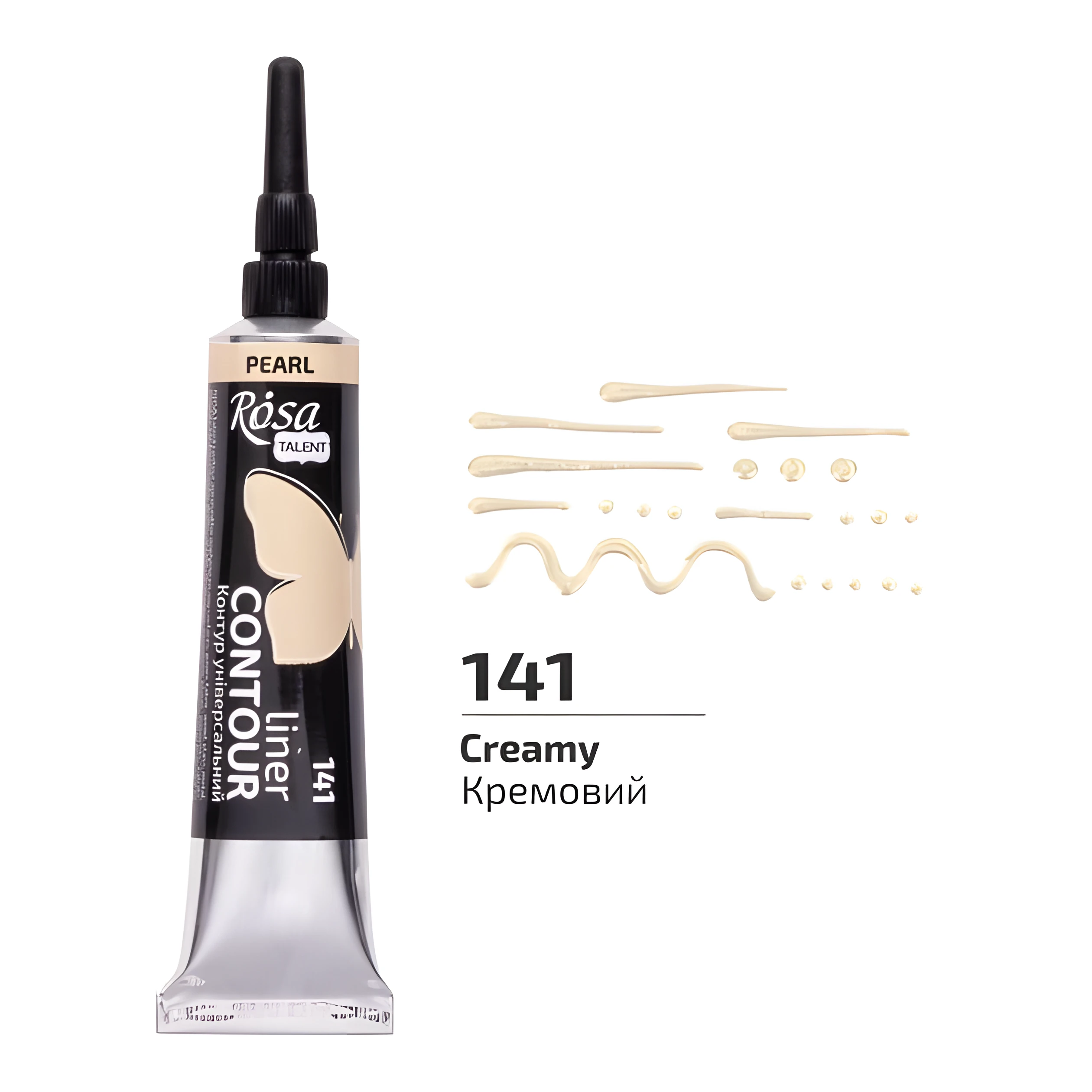 Контур універсальний Rosa Talent Кремовий перламутровий 20 мл