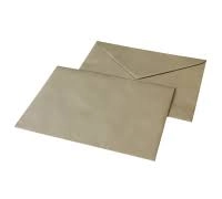 Конверт С5 коричневий з трикутним клапаном — фото 2