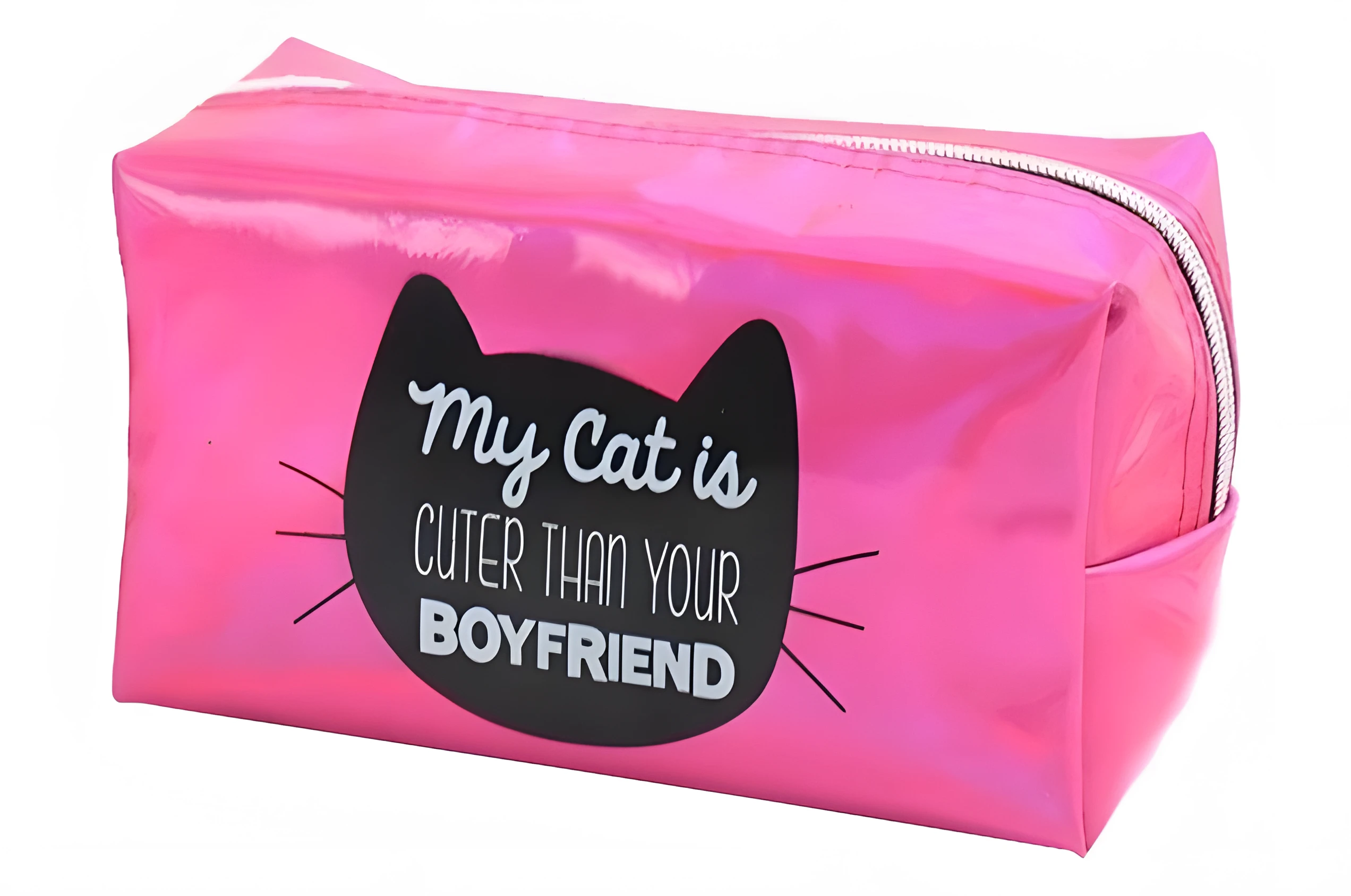 Косметичка Cosmo Shop My cat is cuter CS1135P малинова