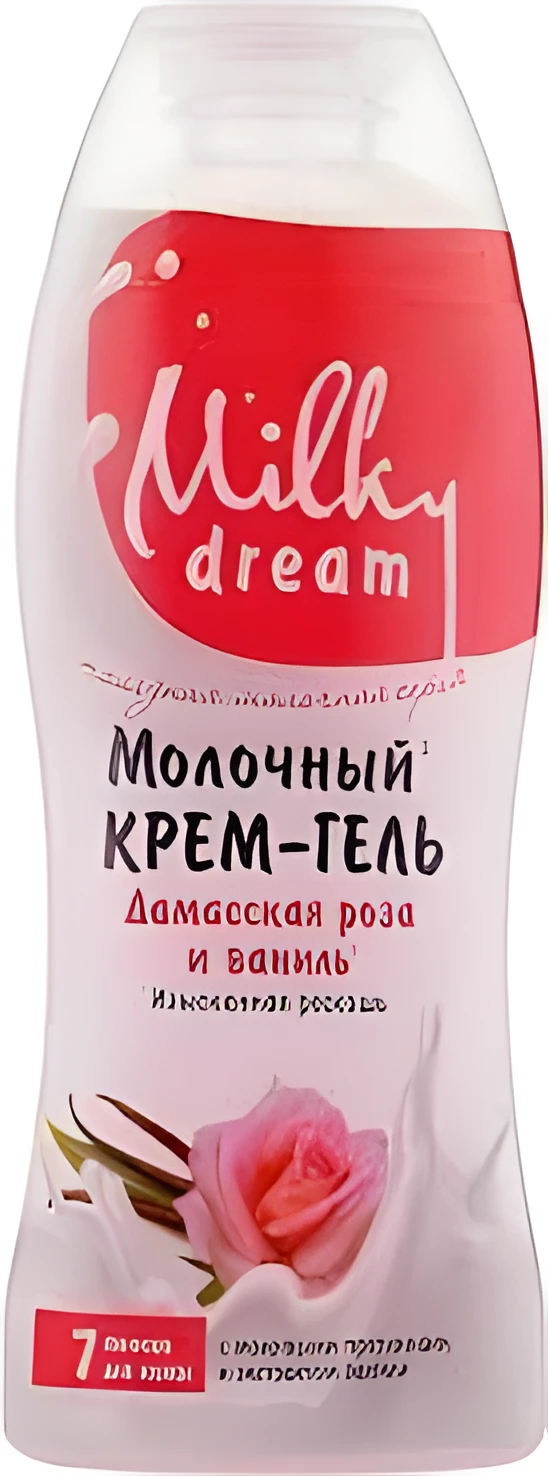 Крем/гель для душа Milky Dream Дамаська роза і ваніль 300мл