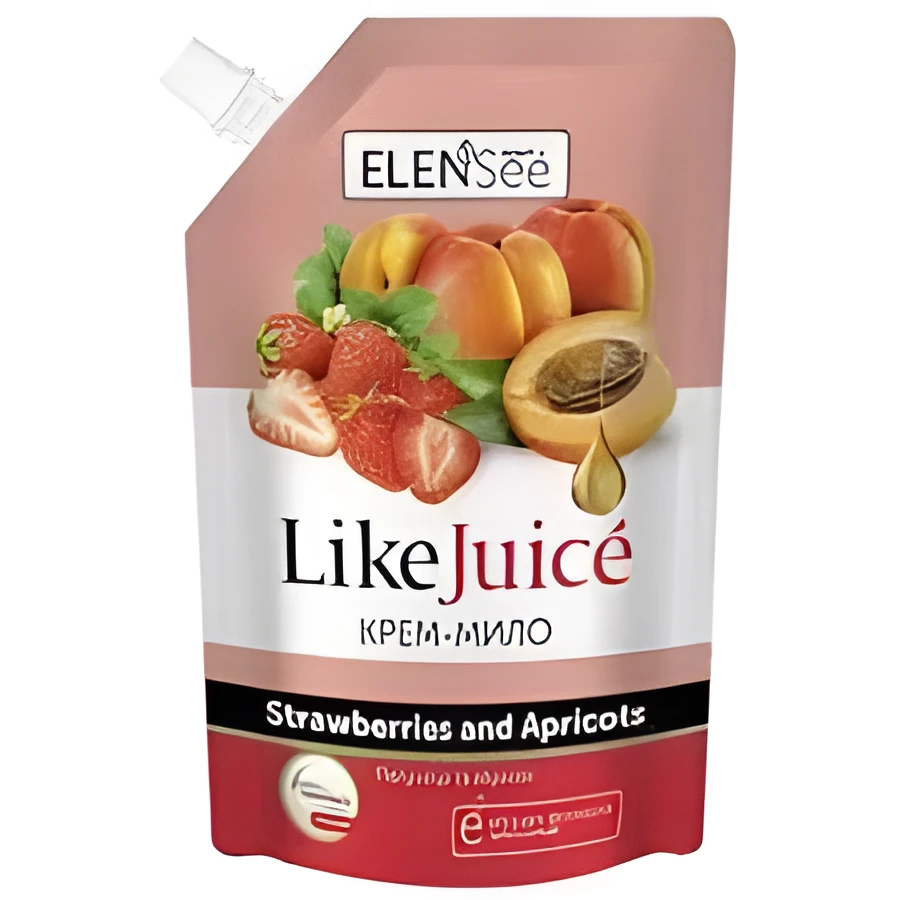 Крем-мило Elensee дой-пак Полуниця/Абрикос 450мл