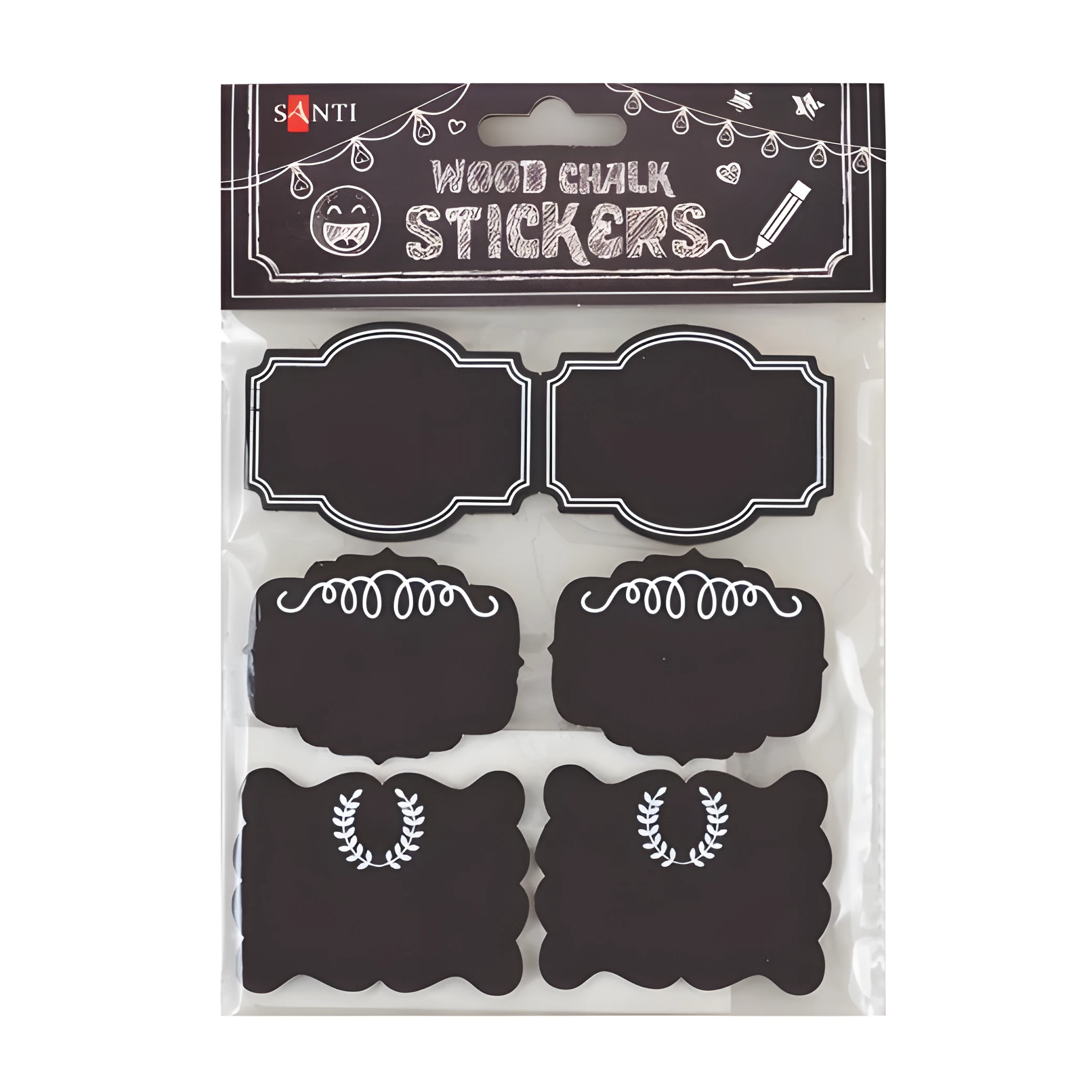 Крейдяний стікер, 6шт/уп