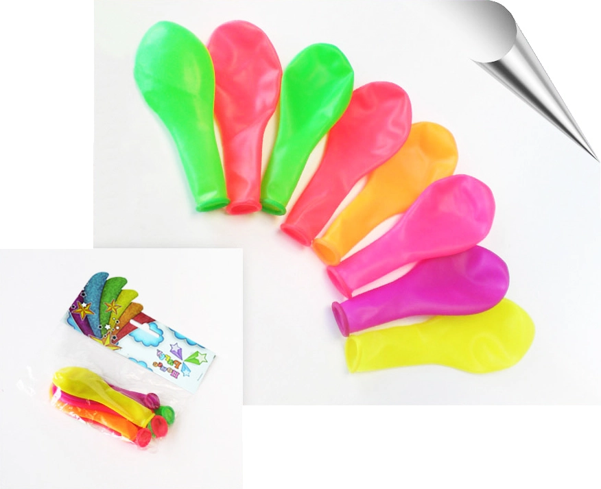 Кульки 7 дюймів неон асорті — фото 2