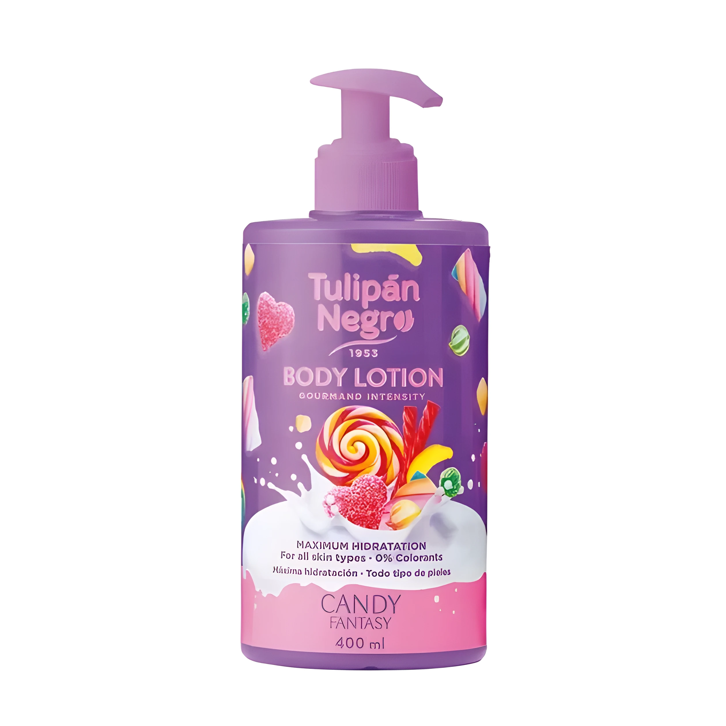 Лосьйон для тіла Tulipan Negro Солодкі фантазії з дозатором 400мл
