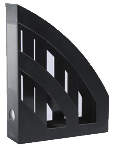 Лоток для паперів вертикальний чорний — фото 2