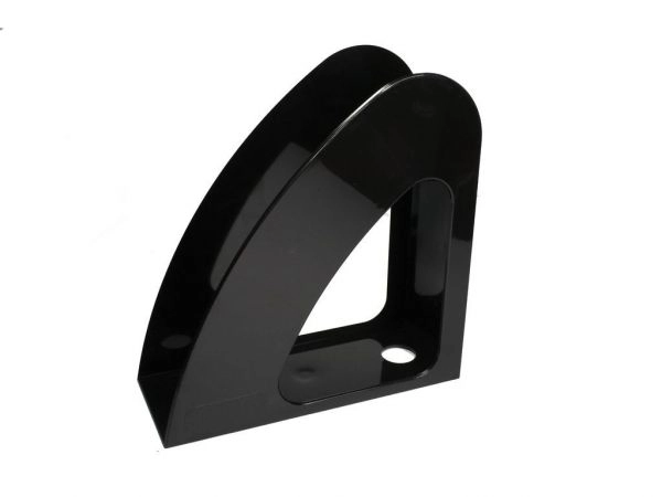 Лоток вертикальний чорний для паперів — фото 2