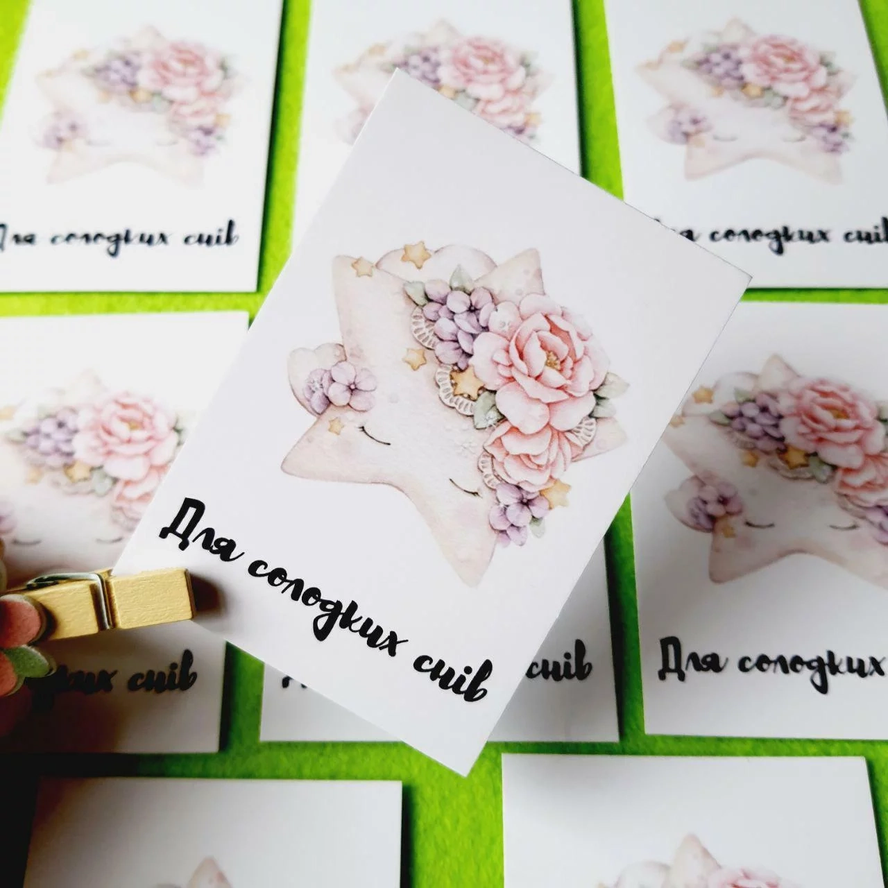 Листівка міні 6х8см Bibirki Для солодких снів — фото 2