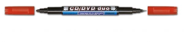 Маркер CD-Pen двосторонній Duo Piccolo чорний — фото 2