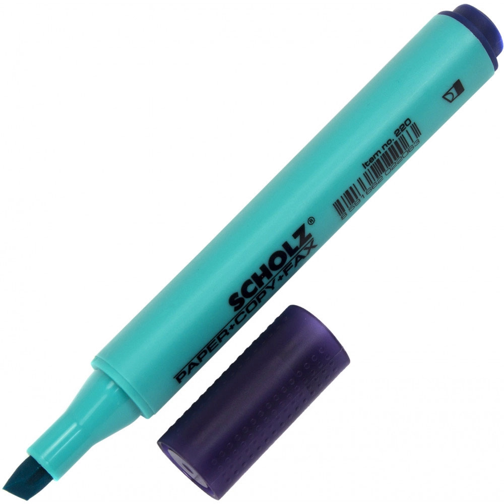 Маркер текстовий 1-5мм Scholz бірюзовий — фото 2