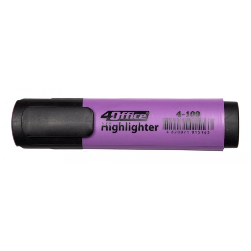 Маркер текстовий 4OFFICE фіолетовий 1-4,5 мм — фото 2