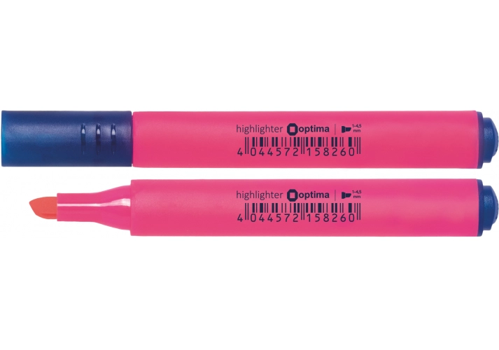 Маркер текстовий OPTIMA рожевий трикутний — фото 2
