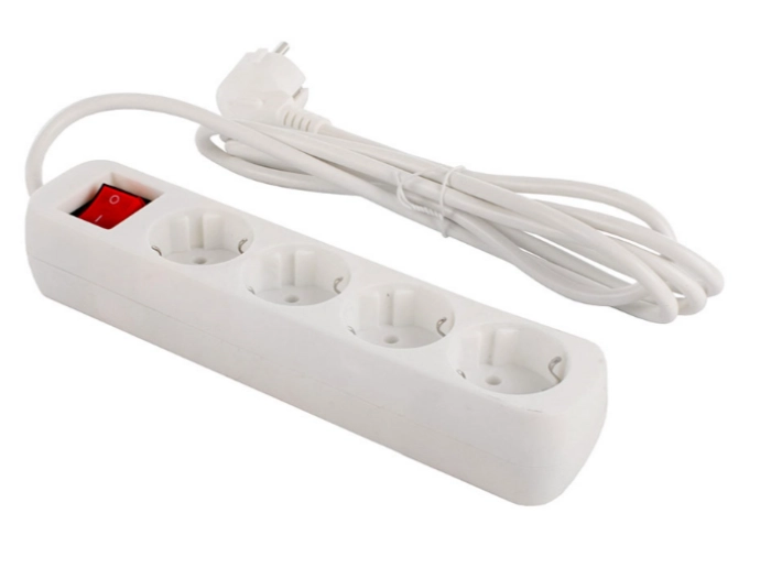 Мережевий фільтр живлення СolorWay 4 розетки/2M White (CW-PSEA42W) — фото 2